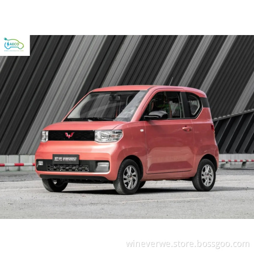 New Energy Electric Cars Wuling Hongguang Mini Ev Long Battery Life Brand  Popular